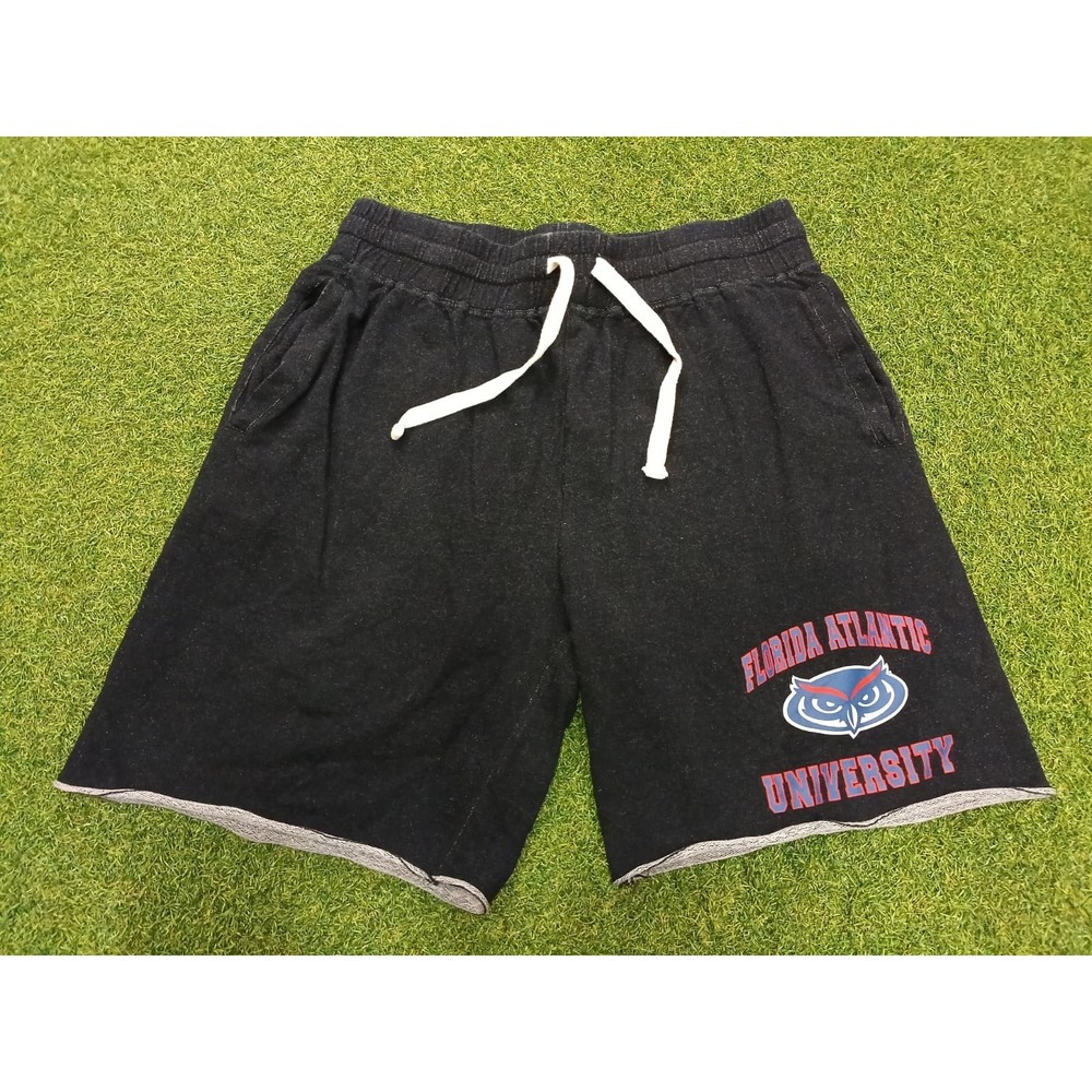 Concepts Sport Florida Atlantic Owls Football‎ Sweatshorts Mens L Black Stretch